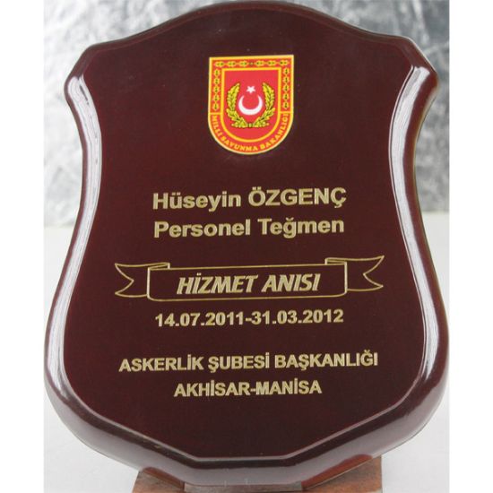 SOBE Reklam BK-75 Ahşap Plaket